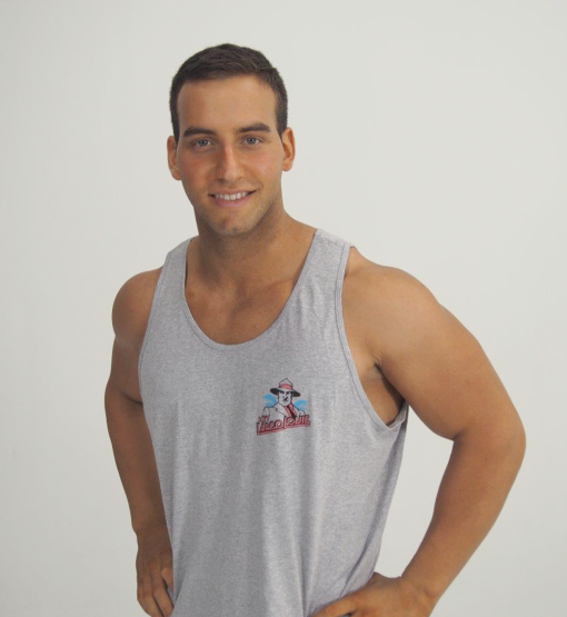 Mens Tank Top | Light Gray | Key Largo Louie