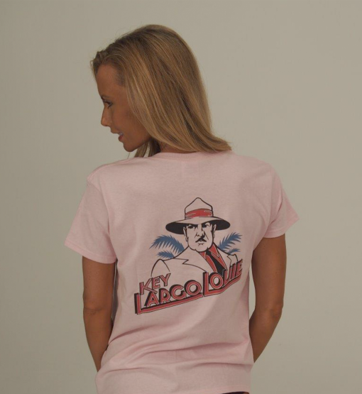 Women's T Shirt | Pink back | Key Largo Louie